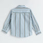 Milou Boys Full Sleeve Stripedd Bio-Washed Shirt Sky Blue Striped - Milou - Care. The Swiss WayShirt