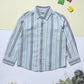 Milou Boys Full Sleeve Stripedd Bio-Washed Shirt Sky Blue Striped - Milou - Care. The Swiss WayShirt