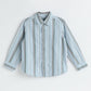 Milou Boys Full Sleeve Stripedd Bio-Washed Shirt Sky Blue Striped - Milou - Care. The Swiss WayShirt