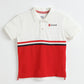 Milou Boys Half Sleeve Polo Neck T-Shirt White & Red - Milou - Care. The Swiss WayPolo