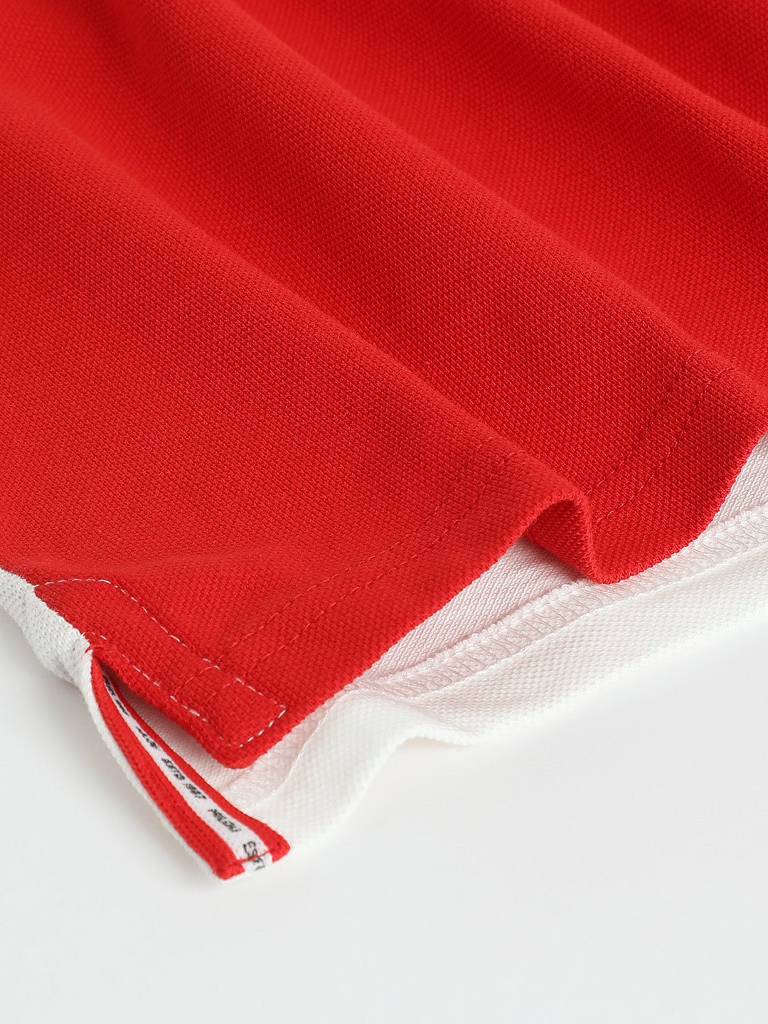 Milou Boys Half Sleeve Polo Neck T-Shirt White & Red - Milou - Care. The Swiss WayPolo
