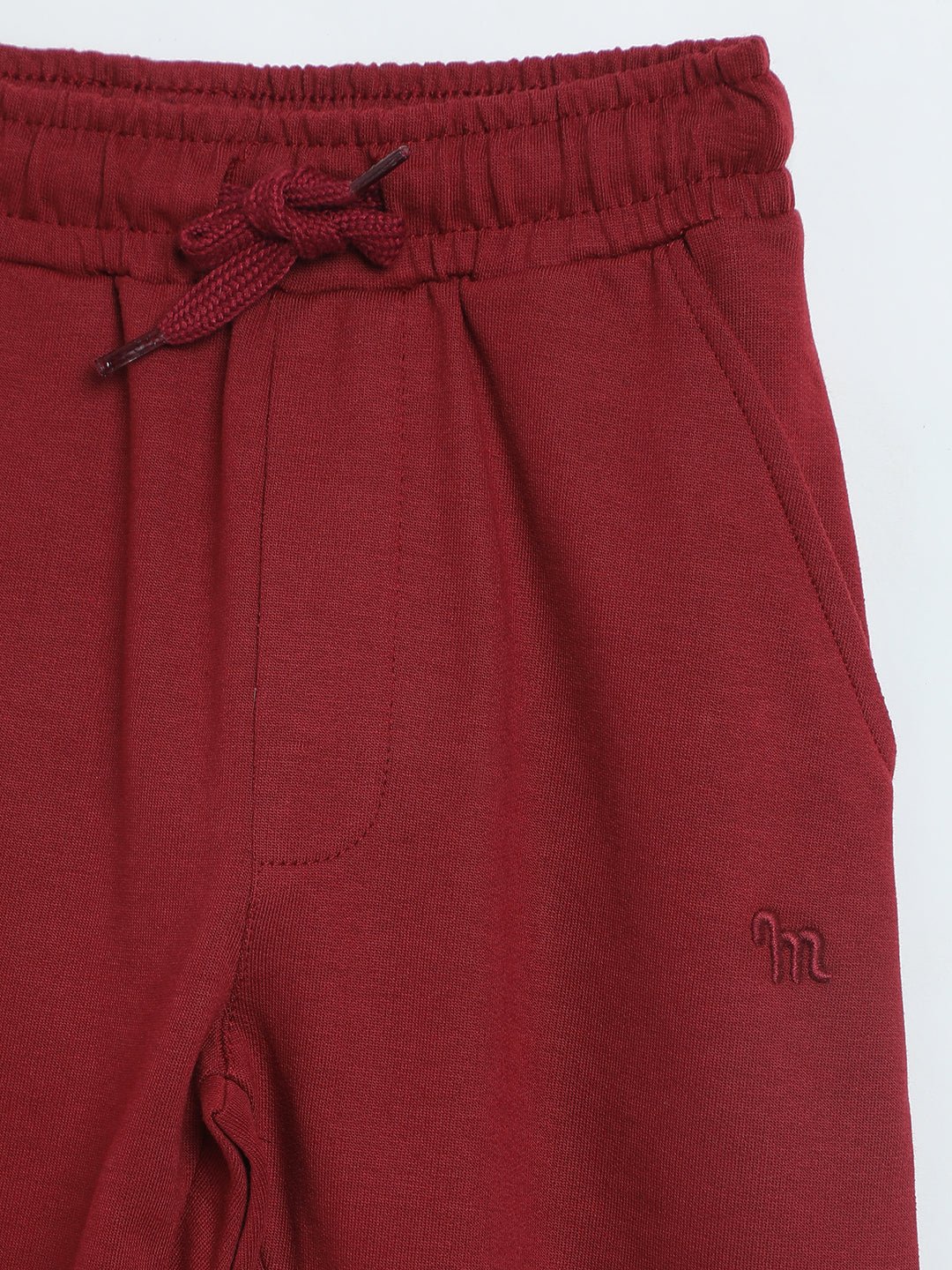 Milou Boys Maroon Loopknit Pants - Milou - Care. The Swiss WayJeans & Trousers