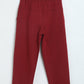 Milou Boys Maroon Loopknit Pants - Milou - Care. The Swiss WayJeans & Trousers