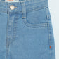 Milou Boys Mid Blue Cotton Denim Shorts - Milou - Care. The Swiss WayShorts