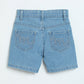 Milou Boys Mid Blue Cotton Denim Shorts - Milou - Care. The Swiss WayShorts
