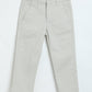 Milou Boys Off White Flat Front Woven Trousers - Milou - Care. The Swiss WayJeans & Trousers
