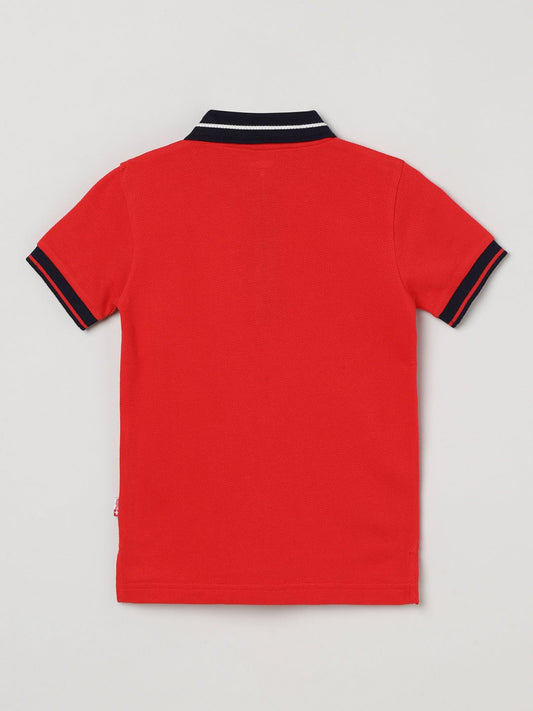 Milou Boys Red Polo T-Shirt - Milou - Care. The Swiss WayPolo