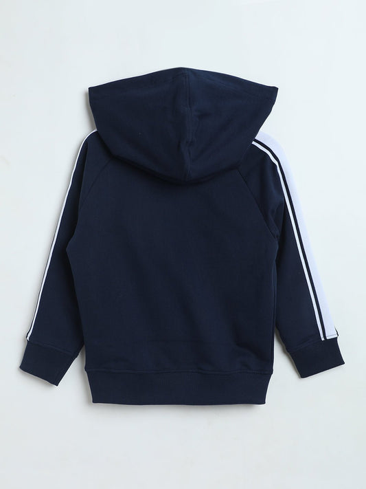 Milou Boys Sweatshirt Navy Blue Striped - Milou - Care. The Swiss WaySweatshirt & Jackets