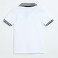 Milou Boys White Pique Polo T-Shirt - Milou - Care. The Swiss WayPolo