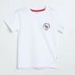 Milou Boys White Single Jersey T-Shirt - Milou - Care. The Swiss WayT-Shirt