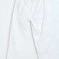 Milou Boys White Woven Drawstring Trousers - Milou - Care. The Swiss WayJeans & Trousers