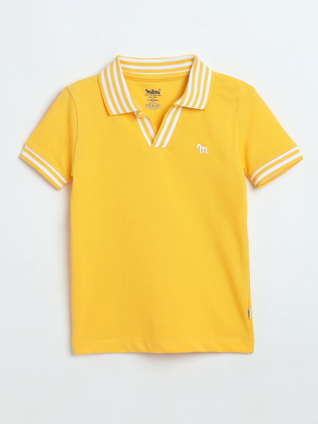 Milou Boys Yellow Polo T-Shirt - Milou - Care. The Swiss WayPolo