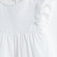 Milou Girls 3 Tier Swiss Dot Dress White - Milou - Care. The Swiss WayDress