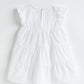 Milou Girls 3 Tier Swiss Dot Dress White - Milou - Care. The Swiss WayDress