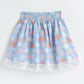 Milou Girls Blue Printed Cotton Skirt - Milou - Care. The Swiss WaySkirt