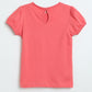 Milou Girls Butterfly Graphic T-Shirt Coral Pink - Milou - Care. The Swiss WayTops & T-shirts