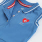Milou Girls Cotton Printed Dress Blue - Milou - Care. The Swiss WayDress