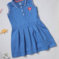 Milou Girls Cotton Printed Dress Blue - Milou - Care. The Swiss WayDress