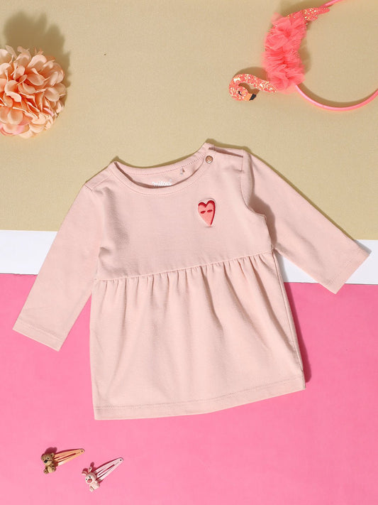 Milou Girls Cotton Printed Dress Blush Pink - Milou - Care. The Swiss WayDress