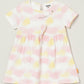Milou Girls Cotton Solid Bio-Washed Dress Tie Dye Print - Milou - Care. The Swiss WayDress