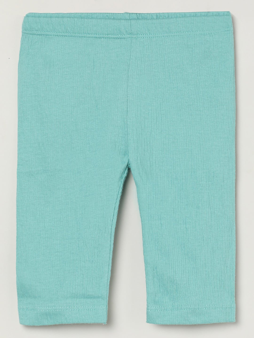 Milou Girls Cotton Solid Bio-Washed Leggings Mint Green - Milou - Care. The Swiss WayLegging