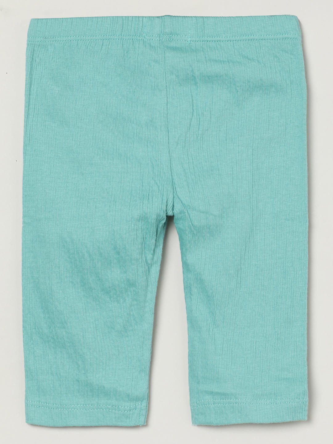 Milou Girls Cotton Solid Bio-Washed Leggings Mint Green - Milou - Care. The Swiss WayLegging