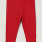 Milou Girls Cotton Solid Full Length Leggings Red - Milou - Care. The Swiss WayLegging