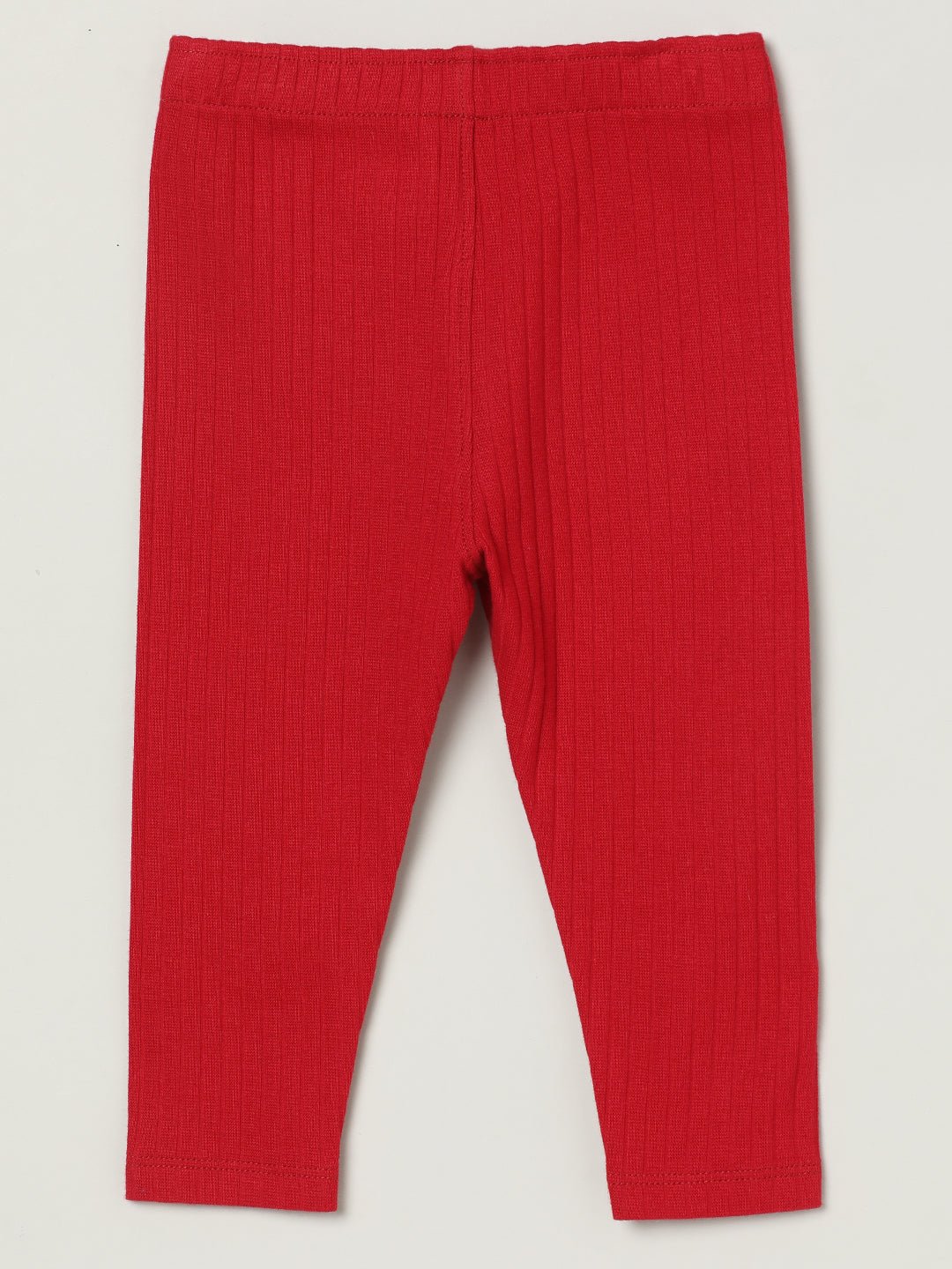 Milou Girls Cotton Solid Full Length Leggings Red - Milou - Care. The Swiss WayLegging