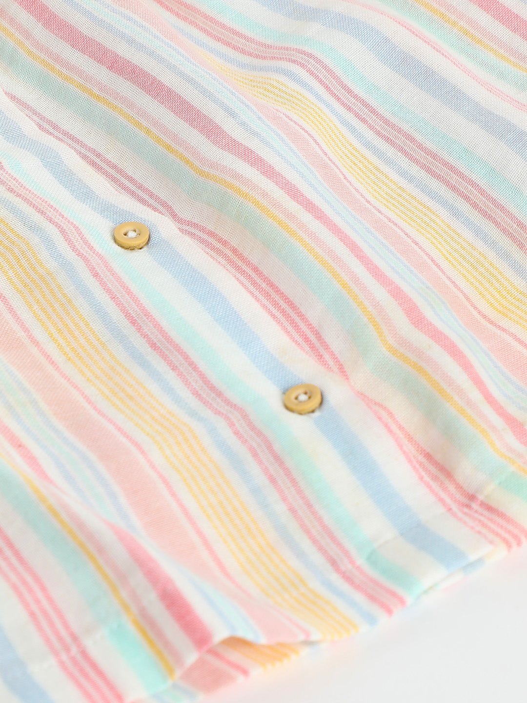 Milou Girls Cotton Striped Dress Pastel Stripe - Milou - Care. The Swiss WayDress