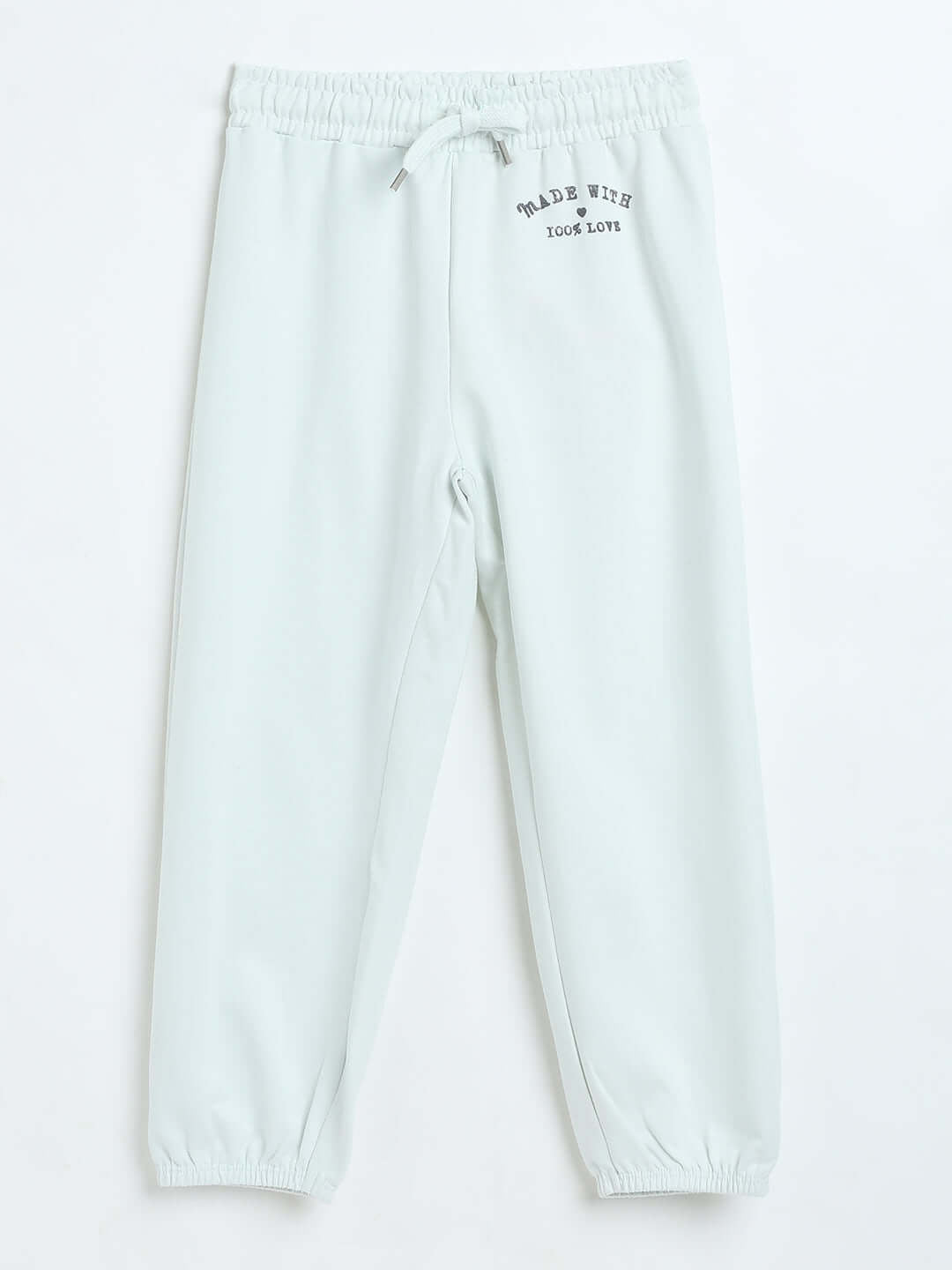 Milou Girls Country Air Loopknit Joggers White - Milou - Care. The Swiss WayJogger