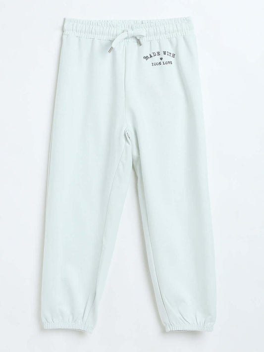 Milou Girls Country Air Loopknit Joggers White - Milou - Care. The Swiss WayJogger