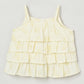 Milou Girls Flared Top & Shorts Co-ord Set Pastel Yellow - Milou - Care. The Swiss WaySets & Suits