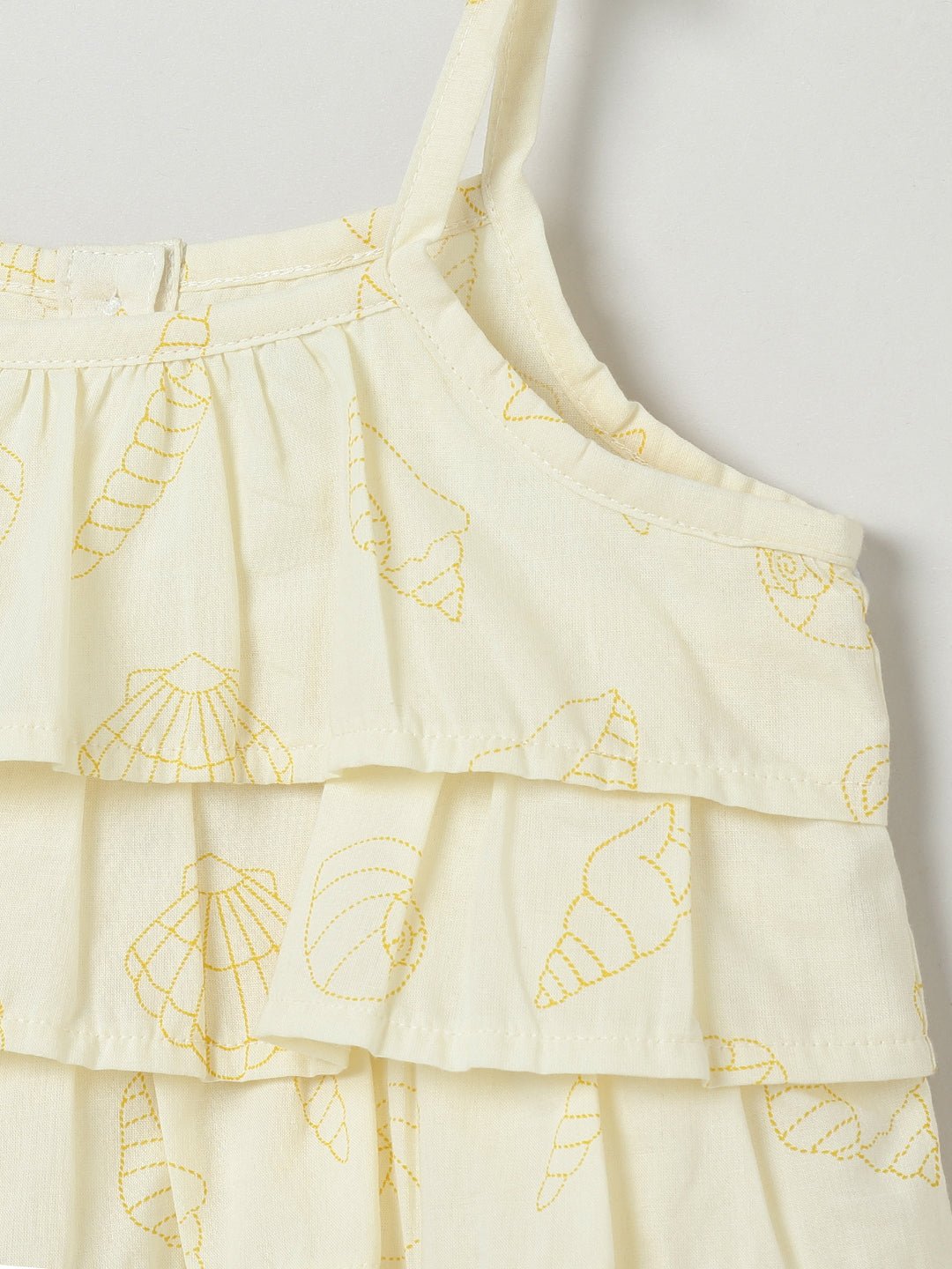 Milou Girls Flared Top & Shorts Co-ord Set Pastel Yellow - Milou - Care. The Swiss WaySets & Suits
