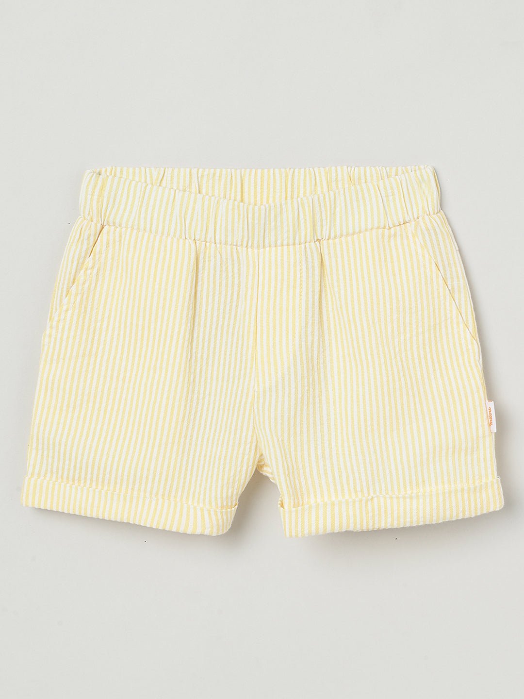 Milou Girls Flared Top & Shorts Co-ord Set Pastel Yellow - Milou - Care. The Swiss WaySets & Suits