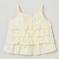 Milou Girls Flared Top & Shorts Co-ord Set Pastel Yellow - Milou - Care. The Swiss WaySets & Suits