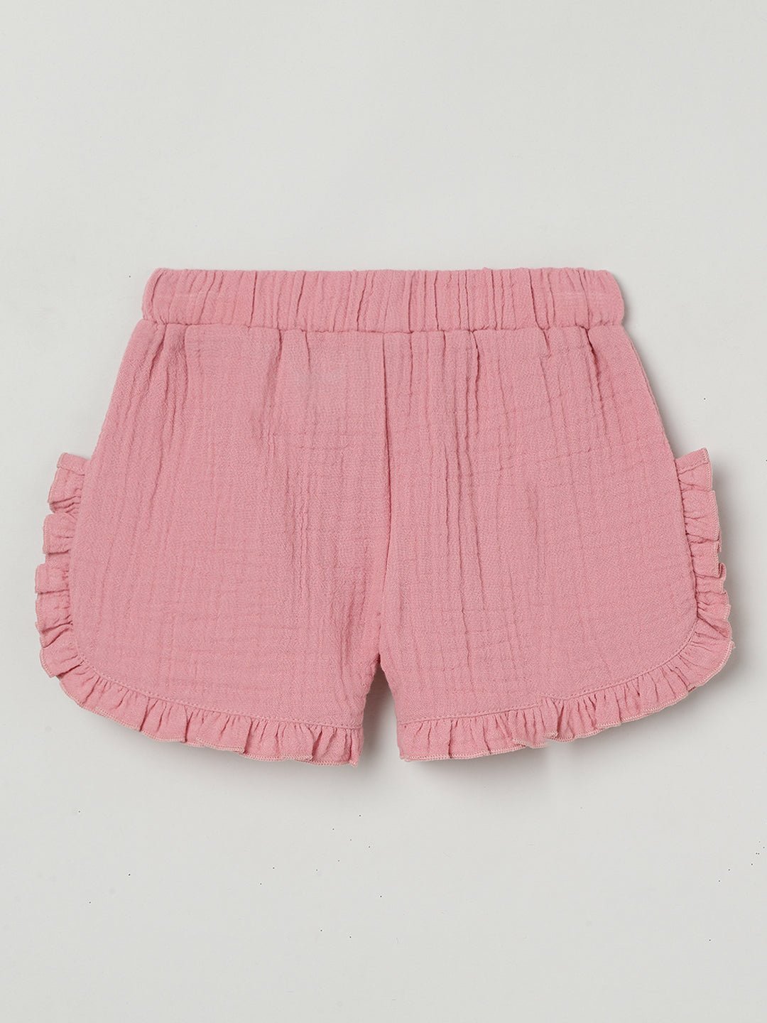 Milou Girls Flared Top & Shorts Co-ord Set Pink Set - Milou - Care. The Swiss WaySets & Suits