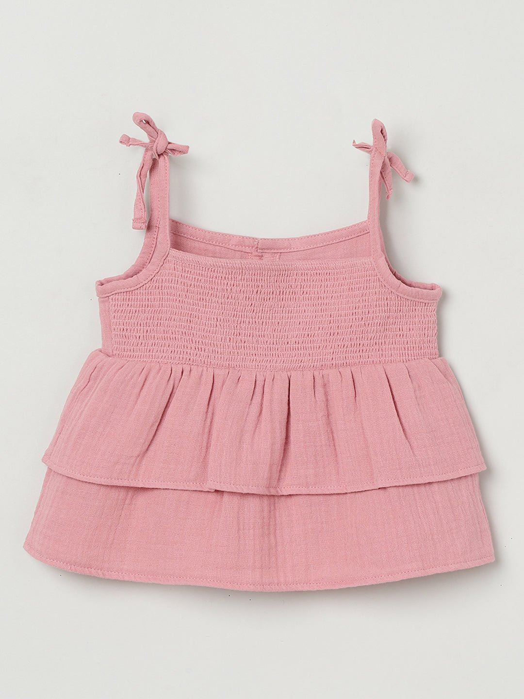 Milou Girls Flared Top & Shorts Co-ord Set Pink Set - Milou - Care. The Swiss WaySets & Suits