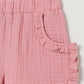 Milou Girls Flared Top & Shorts Co-ord Set Pink Set - Milou - Care. The Swiss WaySets & Suits