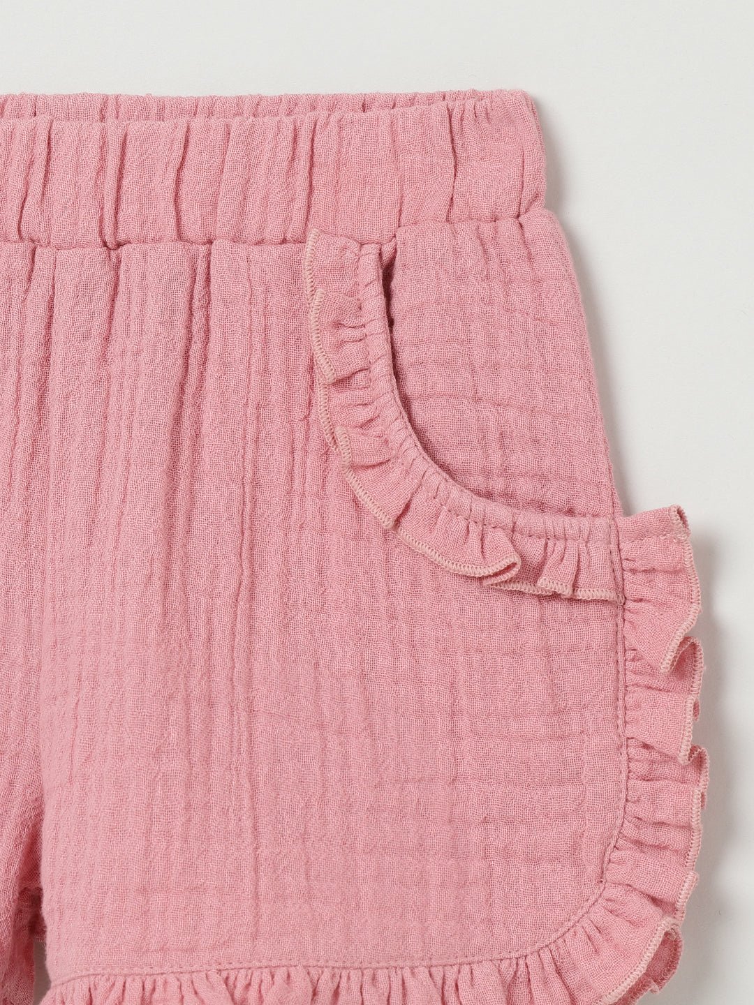 Milou Girls Flared Top & Shorts Co-ord Set Pink Set - Milou - Care. The Swiss WaySets & Suits