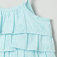 Milou Girls Flared Top & Shorts Co-ord Set Sky Blue Set - Milou - Care. The Swiss WaySets & Suits