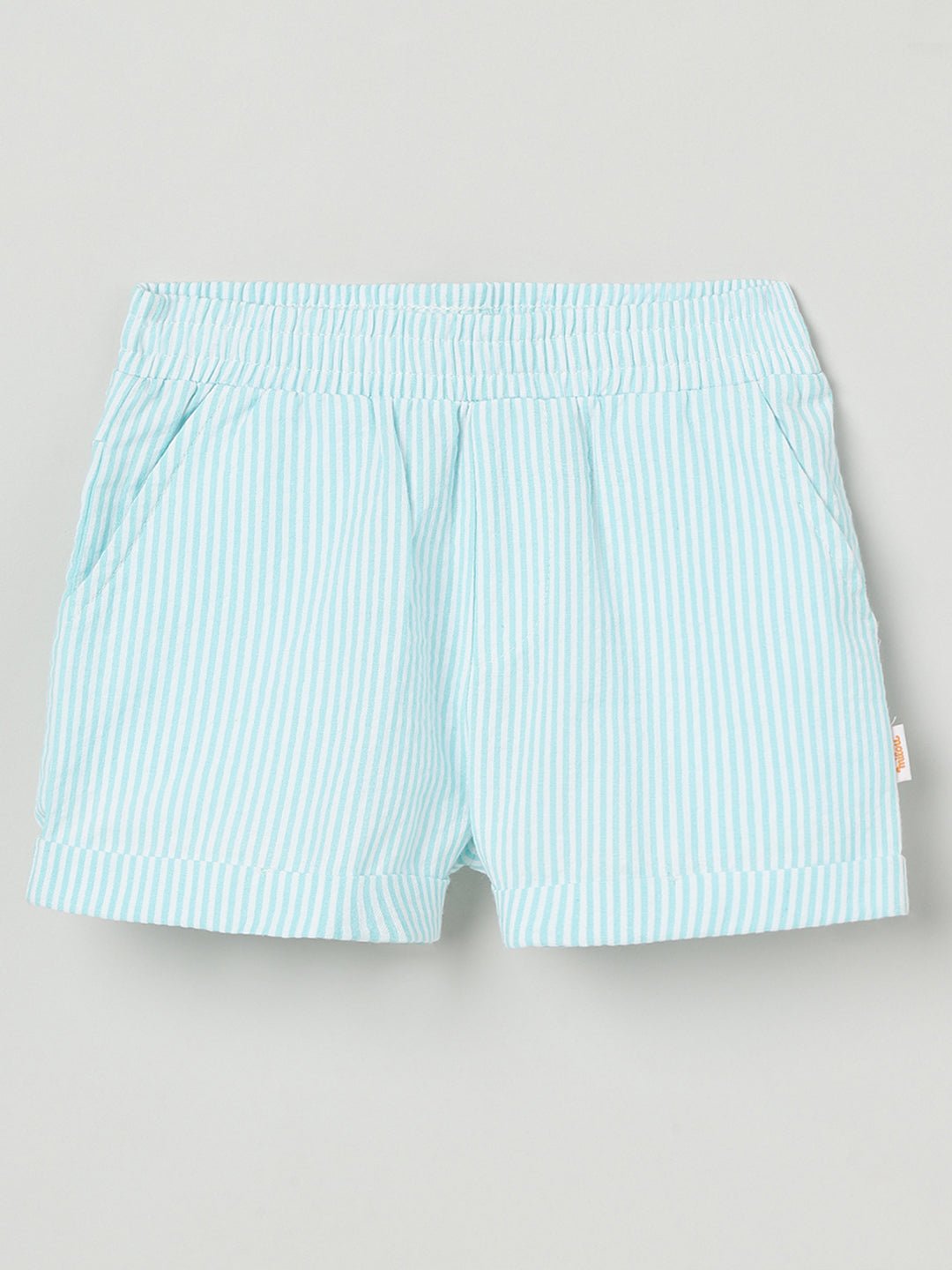 Milou Girls Flared Top & Shorts Co-ord Set Sky Blue Set - Milou - Care. The Swiss WaySets & Suits