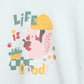 Milou Girls Graphic T-Shirt White - Milou - Care. The Swiss WayTops & T-shirts
