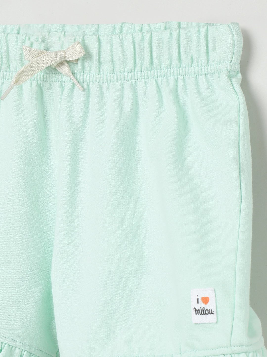 Milou Girls Knit Shorts Mint Green - Milou - Care. The Swiss WayShorts