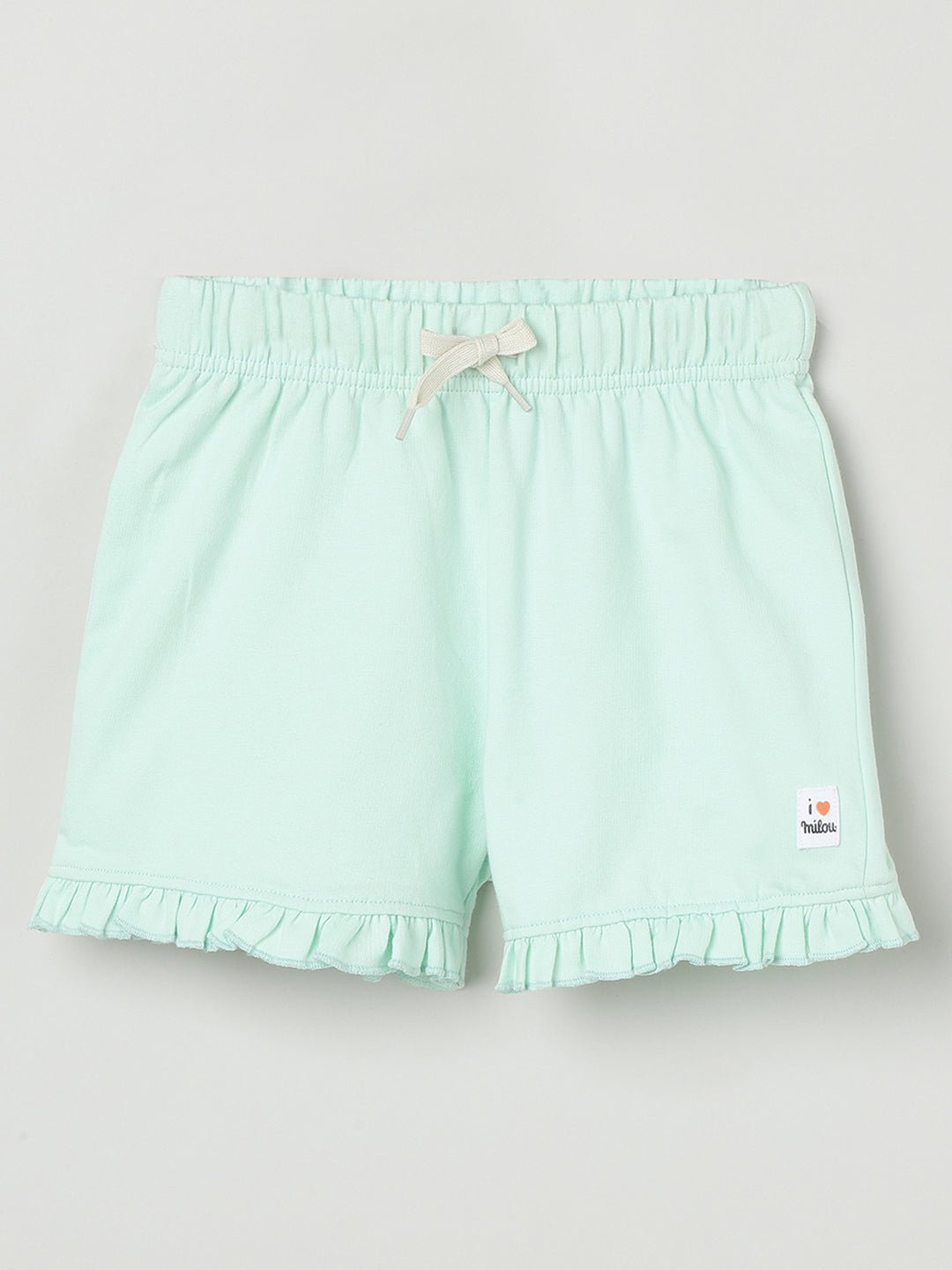 Milou Girls Knit Shorts Mint Green - Milou - Care. The Swiss WayShorts