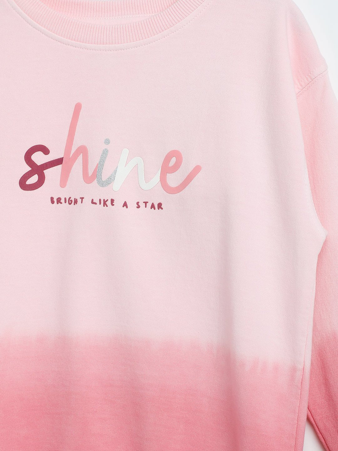 Milou Girls Loopknit Candy Pink Sweatshirt Ombre Pink - Milou - Care. The Swiss WaySweatshirt & Jackets