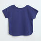 Milou Girls Moon Graphic T-Shirt Indigo Blue - Milou - Care. The Swiss WayTops & T-shirts