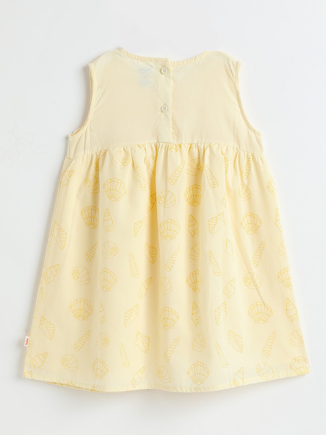 Milou Girls Pastel Yellow Cotton Dress - Milou - Care. The Swiss WayDress