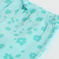 Milou Girls Printed Pull-Up Jogger Pants Mint Floral Print - Milou - Care. The Swiss WayJeans & Trousers