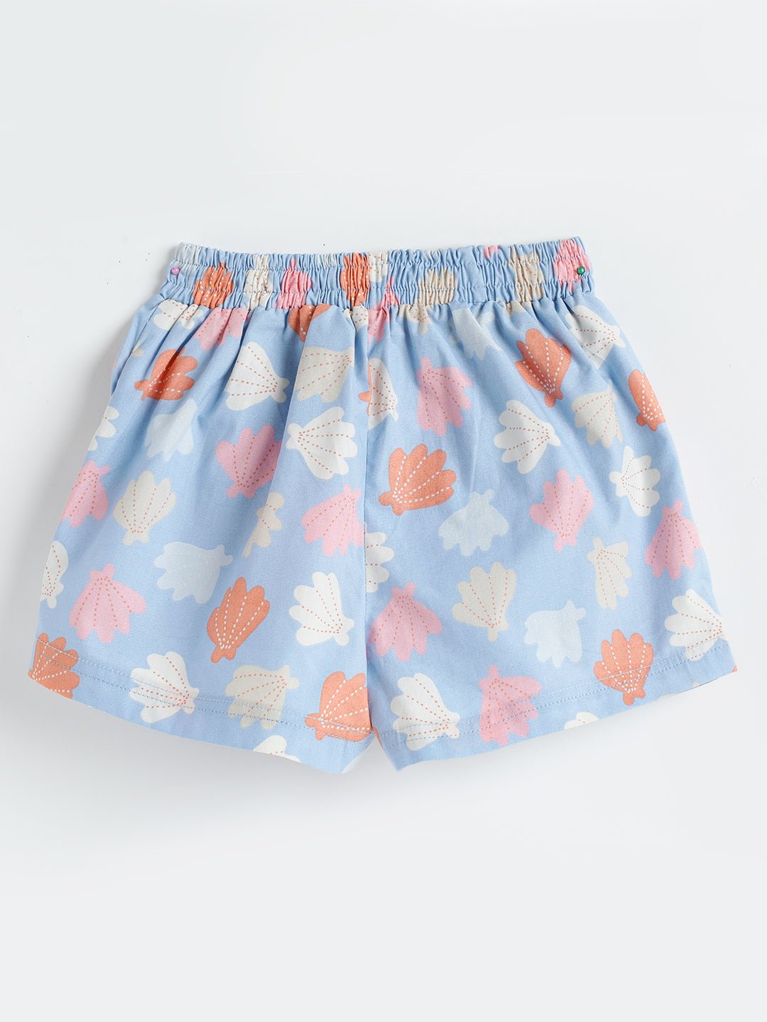 Milou Girls Printed Shorts Blue Floral Print - Milou - Care. The Swiss WayShorts
