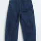 Milou Girls Straight-Leg Denim Pants Blue - Milou - Care. The Swiss WayJeans & Trousers
